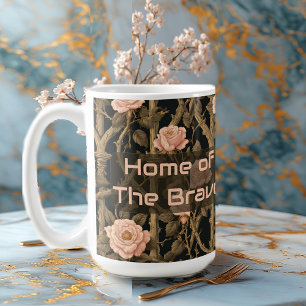 Mug William Morris Chic Rose Trellis Home of the Brave