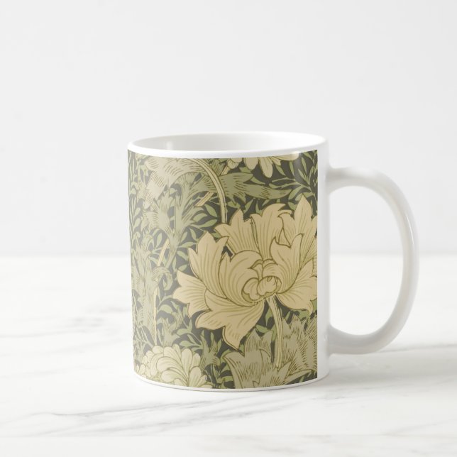 Mug William Morris Chrysanthemum Fleur d'âge (Droite)