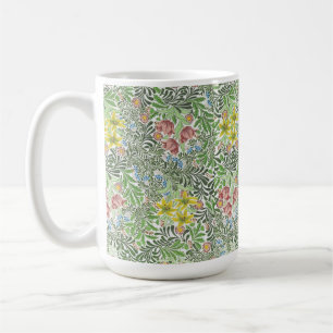 Mug William Morris Fleurs Vintages Verdure rose