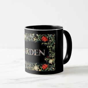 Mug William Morris Floral Garden Moto et cadre