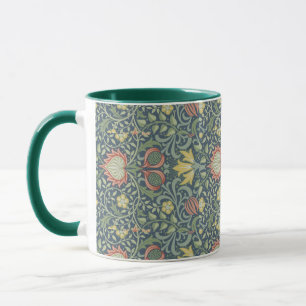Mug William Morris Floral Vintage Motif persan