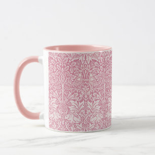 Mug William Morris Forêt de lapin Folid Rose