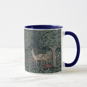 Mug William Morris Forêt Végétation Animaux Fleurs