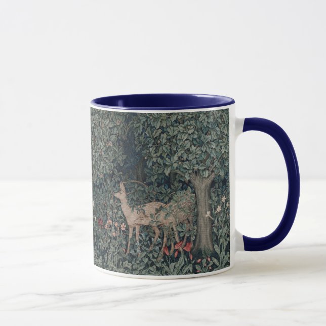 Mug William Morris Forêt Végétation Animaux Fleurs (Droite)