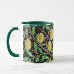 Mug William Morris Fruit Grenade Citron Motif