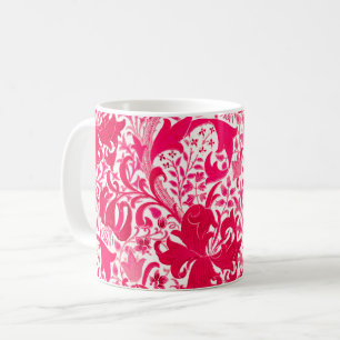Mug William Morris Iris et Lily, Fuchsia Pink