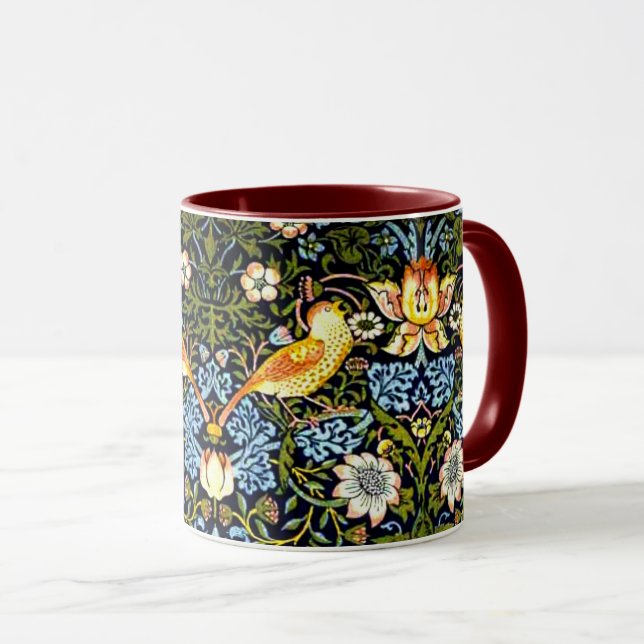 Mug William Morris - Thief aux fraises (Devant droit)
