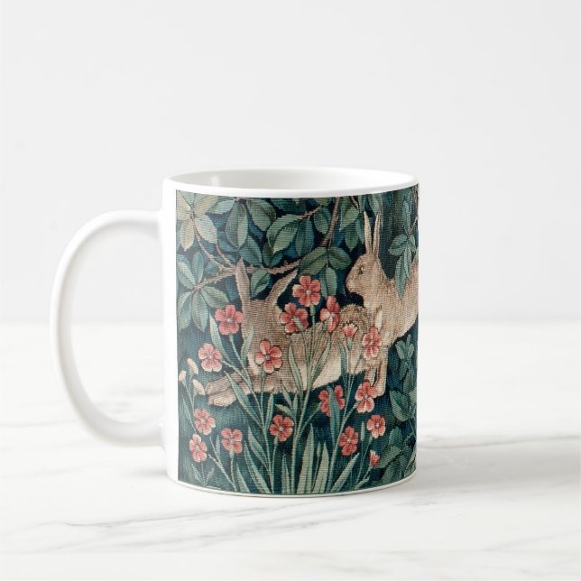 Mug William Morris Woodland Tapestry Rabbits (Gauche)