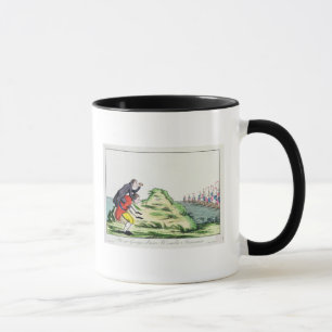 Mug William Pitt observant l'escadron français