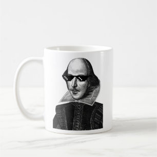 Mug William Shakespeare Avec Sunglases Classic