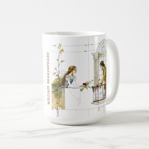 Mug William Shakespeare portrait Romeo Juliet