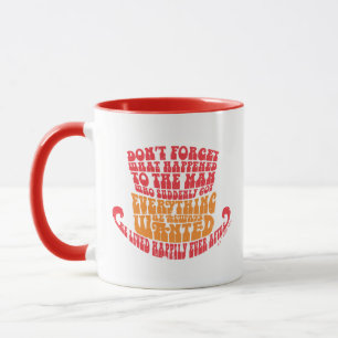 Mug Willy Wonka Hat Typography