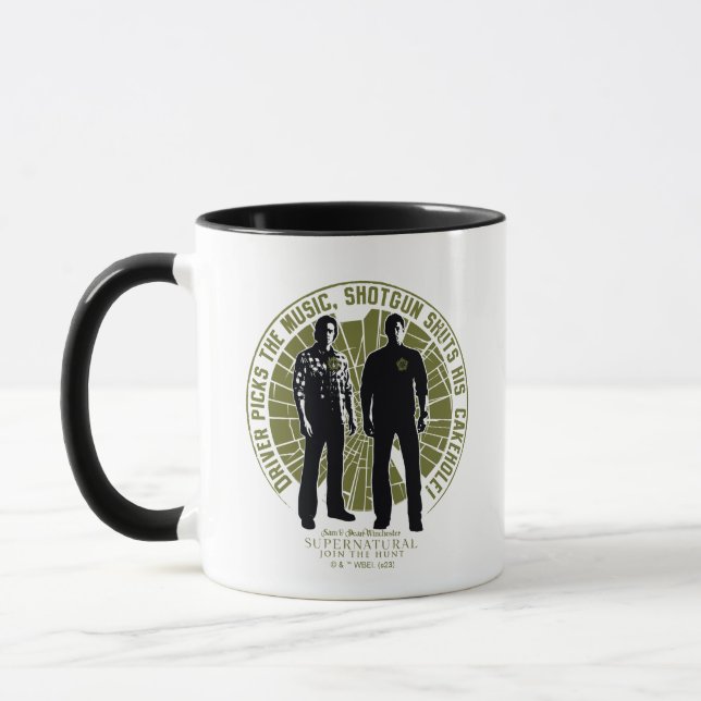 Mug Winchester Brothers surnaturel "Shotgun" (Gauche)