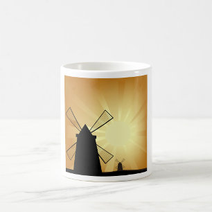 Mug Windmills Sunrise
