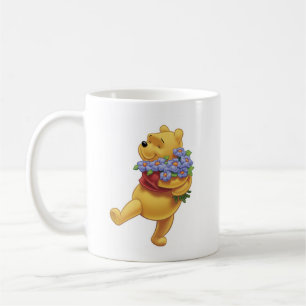 Mug Winnie l'Ooh avec des fleurs