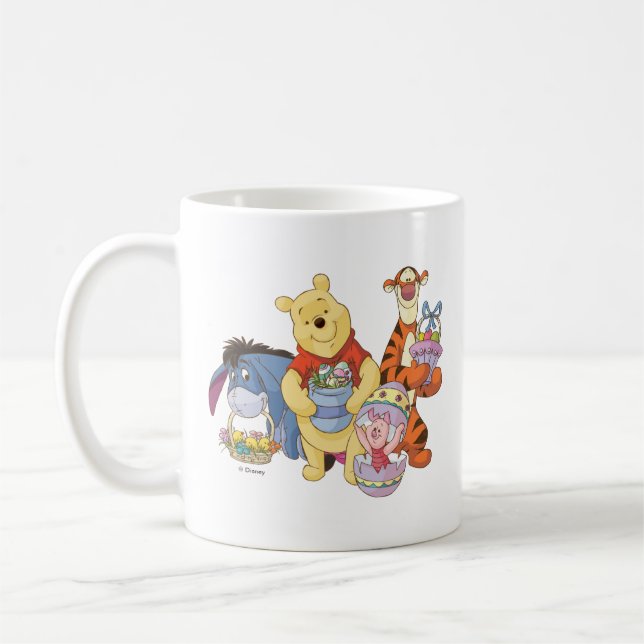 Mug Winnie l'Ooh et les amis | Graphique de Pâques (Gauche)