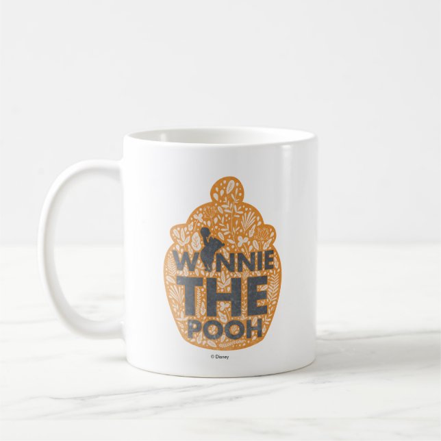 Mug Winnie l'Ooh Floral Hunny Pot (Gauche)