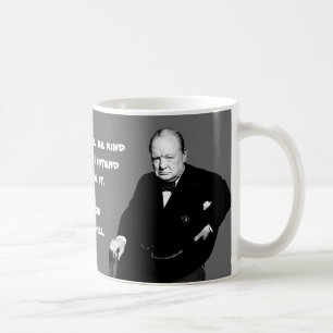 Mug Winston Churchill - Sur L'Histoire De L'Écriture
