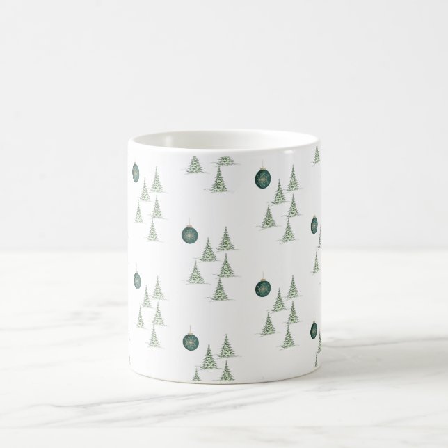 Mug Winter Pines Gift Wrap (Centre)