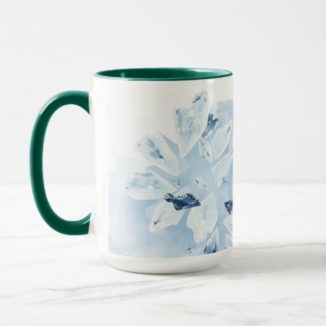 Mug Winter Thaw Blue Icicle Personalized (Gauche)