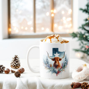 Mug Winter Vibes Texas Longhorn -