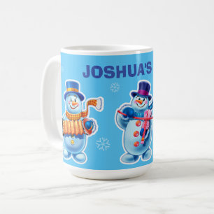 Mug Winter Wonderland snow people muette nom personnal