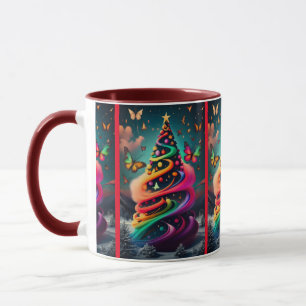 Mug Winter Wonderland : Un arbre de Noël Extravaganza