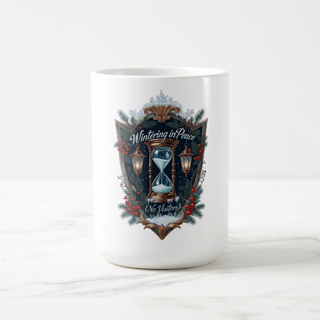 Mug Wintering in Peace (No Visitors) T-Shirt | Frosted (Centre)