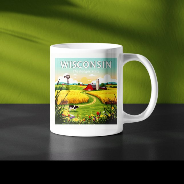 Mug Wisconsin vintage (Créateur téléchargé)