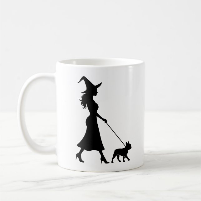 Mug Witch Walking Frenchie (Gauche)