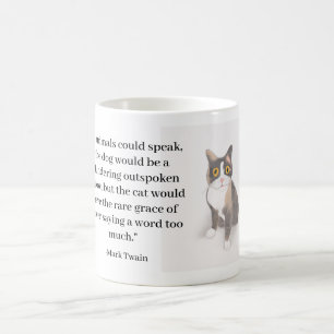 Mug with a cat and wise quote - 1