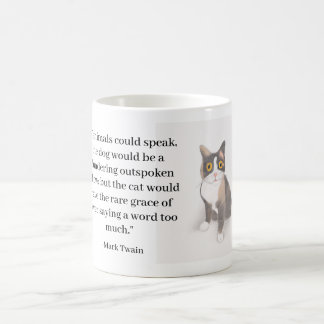 Mug with a cat and wise quote - 1