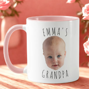 Mug with Baby Face Custom Face Baby Mom Dad