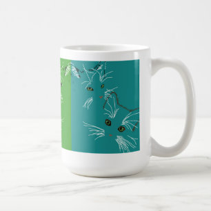 Mug with colours and kittens