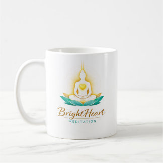 Mug with Female Brightheart Meditation logo