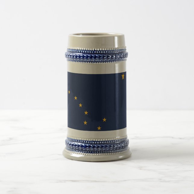 Mug with Flag of  Alaska State -USA (Center)