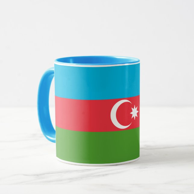 Mug with flag of Azerbaijan (Front Left)