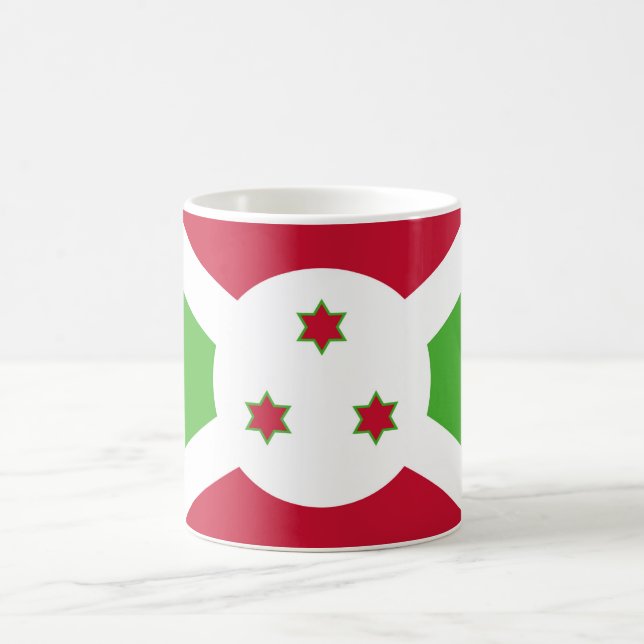 Mug with Flag of Burundi (Center)