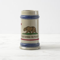 Mug with Flag of California State -USA