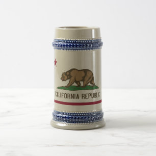 Mug with Flag of California State -USA