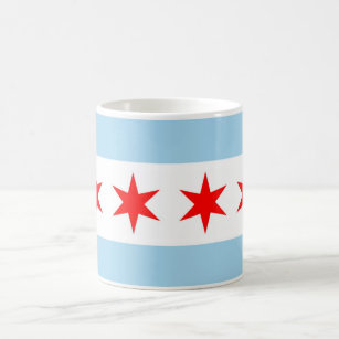 Mug with Flag of Chicago - USA