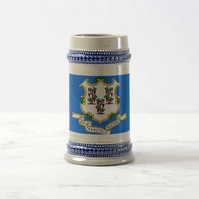 Mug with Flag of  Connecticut State -USA (Center)