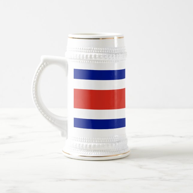 Mug with Flag of Costa Rica (Left)