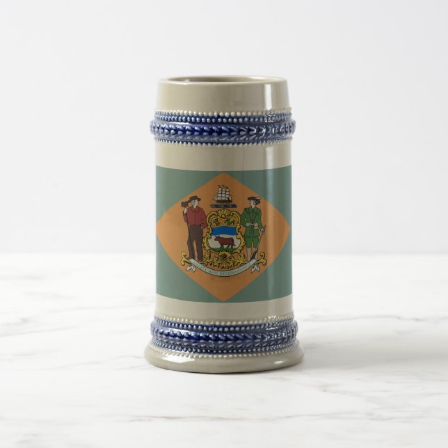 Mug with Flag of  Delaware State -USA (Center)