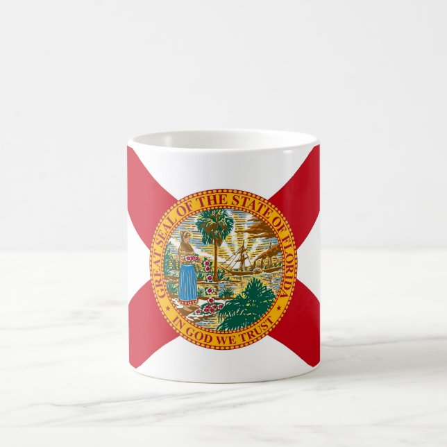 Mug with Flag of  Florida State - USA (Center)
