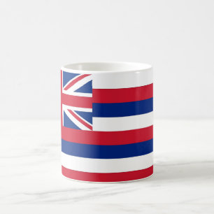 Mug with Flag of  Hawaii State - USA