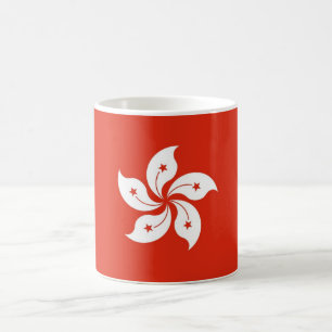 Mug with Flag of Hong Kong, China