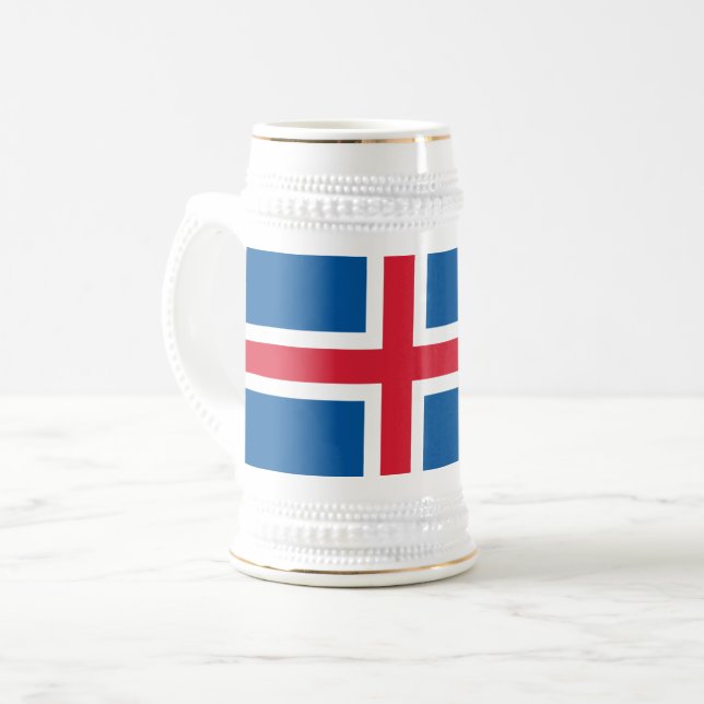 Mug with Flag of Iceland (Front Left)
