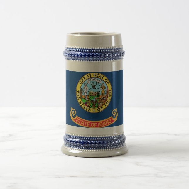 Mug with Flag of  Idaho State -USA (Center)