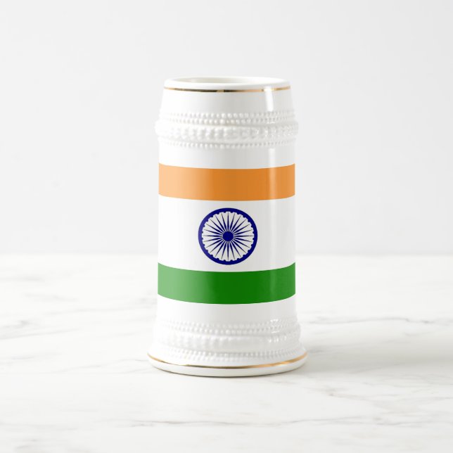 Mug with Flag of India (Center)